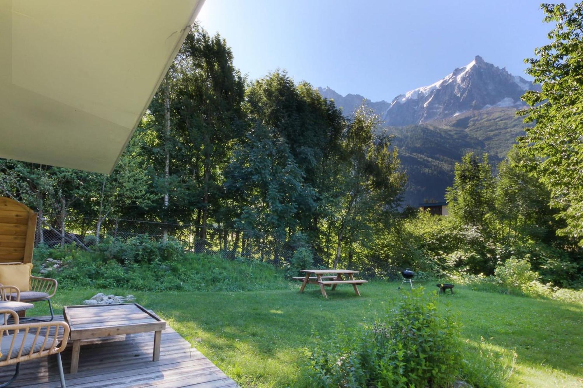 Violette De Cham - Jardin Prive - Vue Mont Blanc Apartment Chamonix Exterior photo