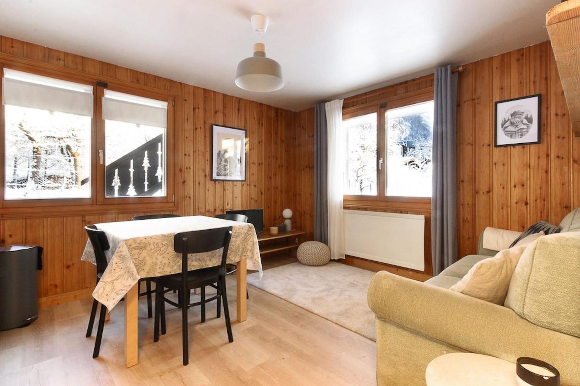 Violette De Cham - Jardin Prive - Vue Mont Blanc Apartment Chamonix Exterior photo